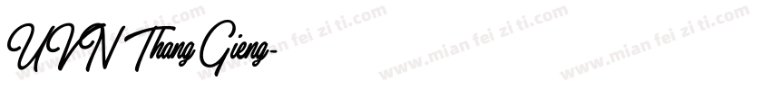 UVN Thang Gieng字体转换